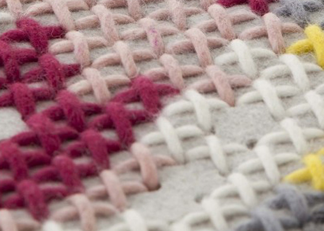Canevas Natural Flower Rug 170cm x 240cm