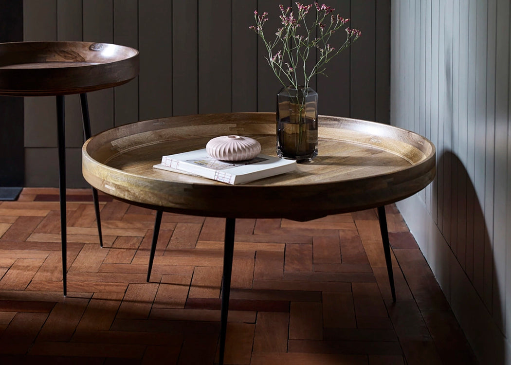 Bowl Table Large Black Stain