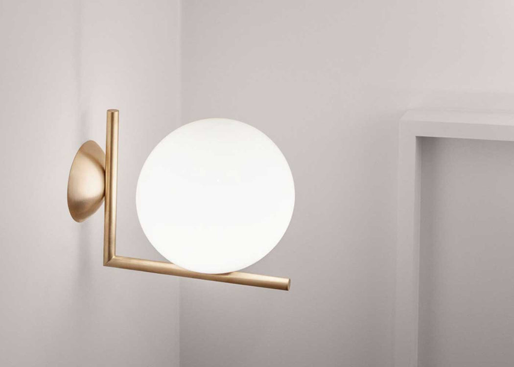 IC W1 Wall Light Brass