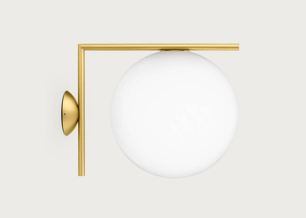 IC W2 Wall Light Brass