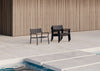 Eos Outdoor Lounge Chair Black