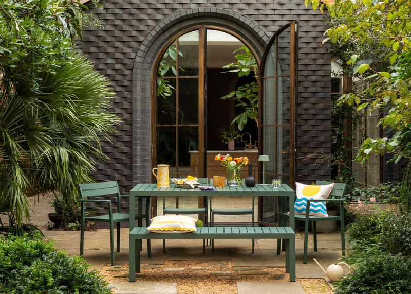 Eos Outdoor Rectangular Dining Table Black