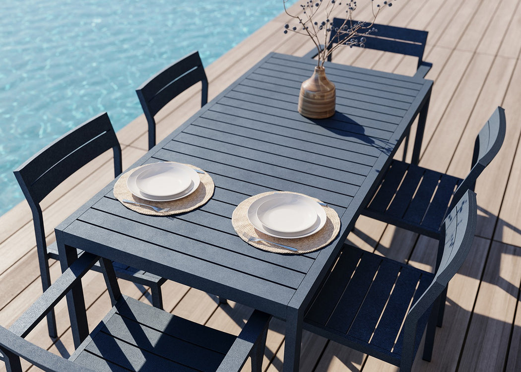 Eos Outdoor Side Chair Black