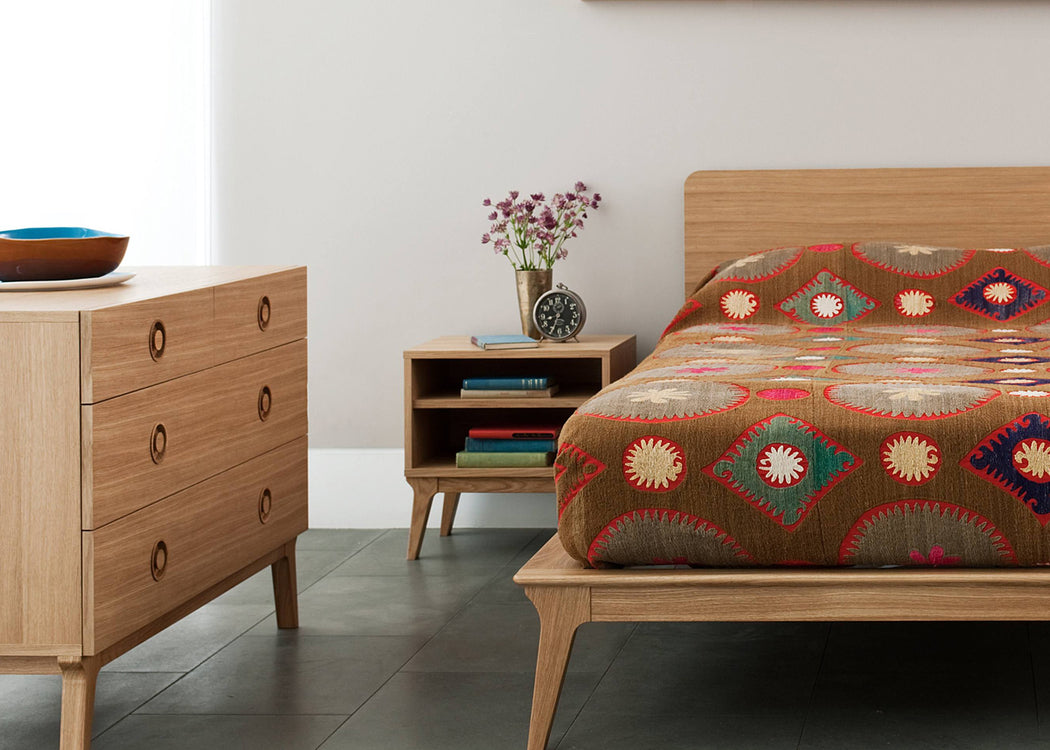 Valentine Bedside Table Oak