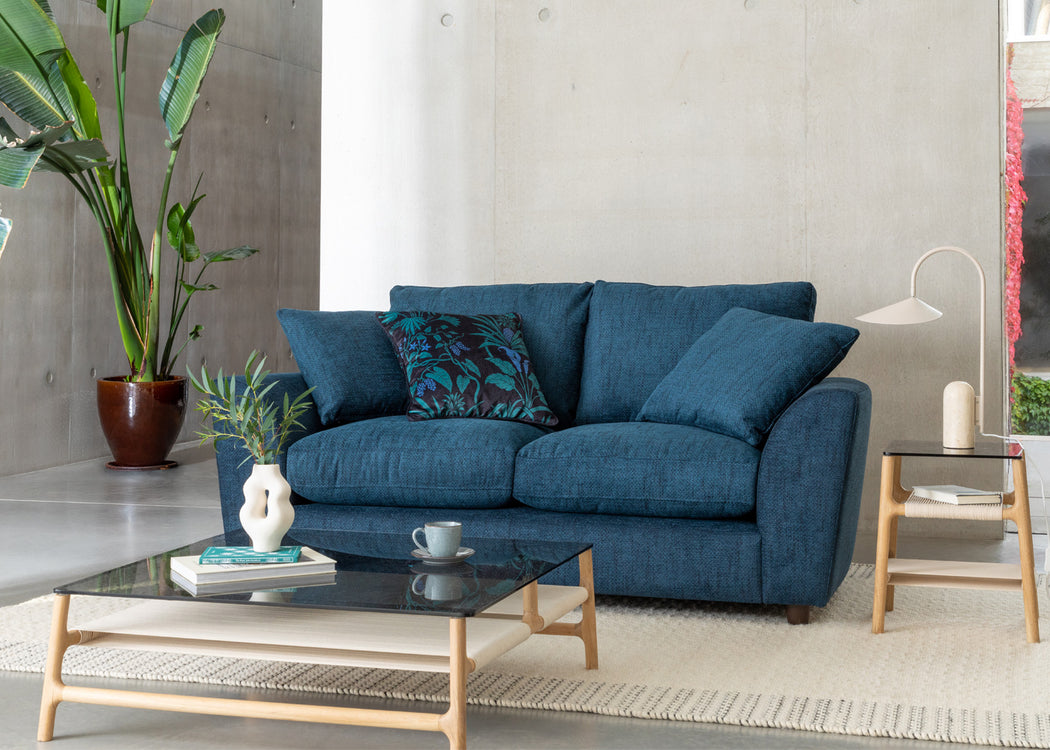 Snooze 3 Seater Sofa Broad Weave Lagoon