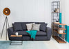 Snooze 5 Seater Sofa Broad Weave Lagoon