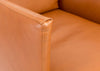 Matera Armchair Daino Leather Elephant / Black