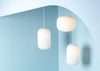 Opal Lantern Pendant White / Tall