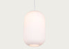 Opal Lantern Pendant White / Tall