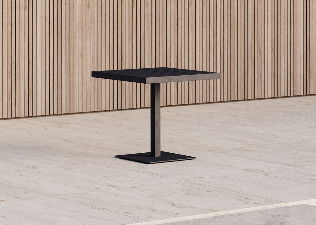 Eos Outdoor Cafe Table Black