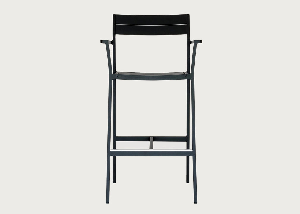 Eos Outdoor Bar Stool Black