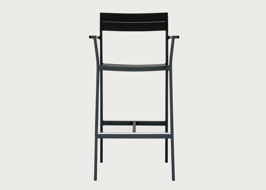 Eos Outdoor Bar Stool Black
