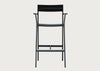 Eos Outdoor Bar Stool Black
