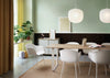 Fiber Armchair Tube Base Black