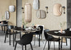Fiber Side Chair Wood Base Black