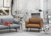Outline Chair Kvadrat Remix Dark Grey 163 / Black