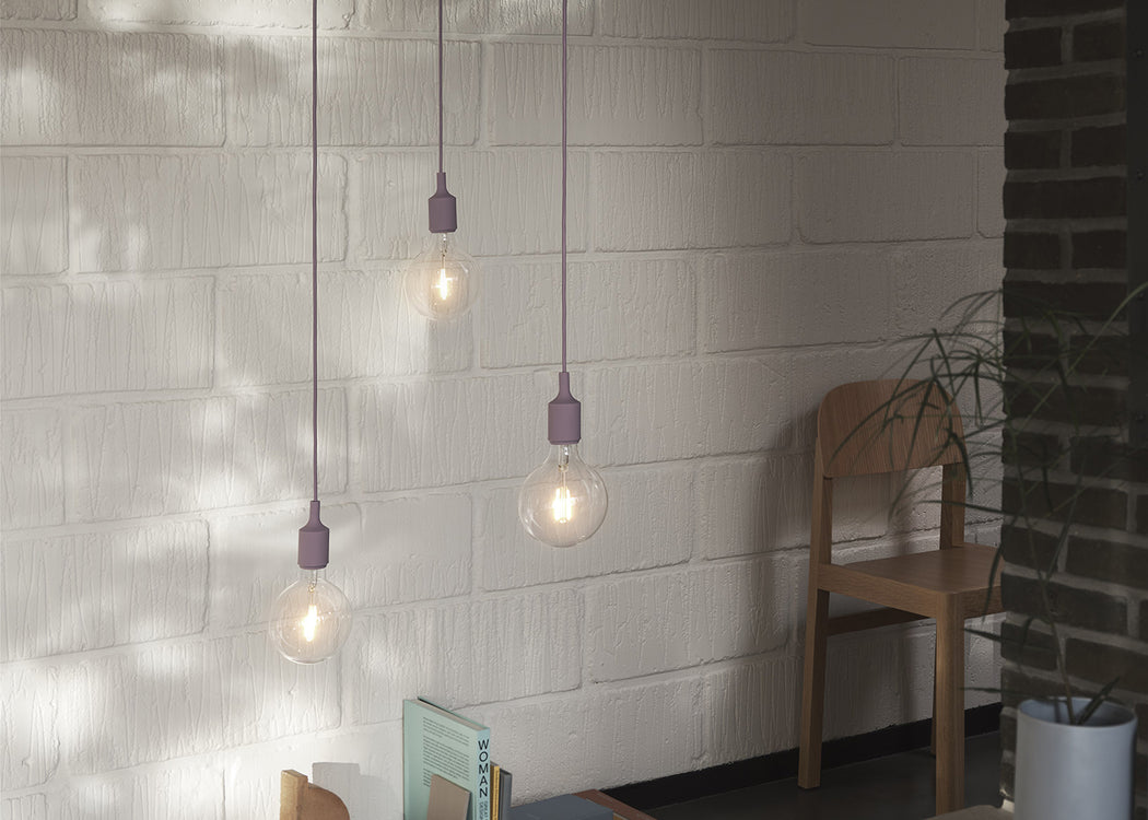 E27 Pendant Light Black