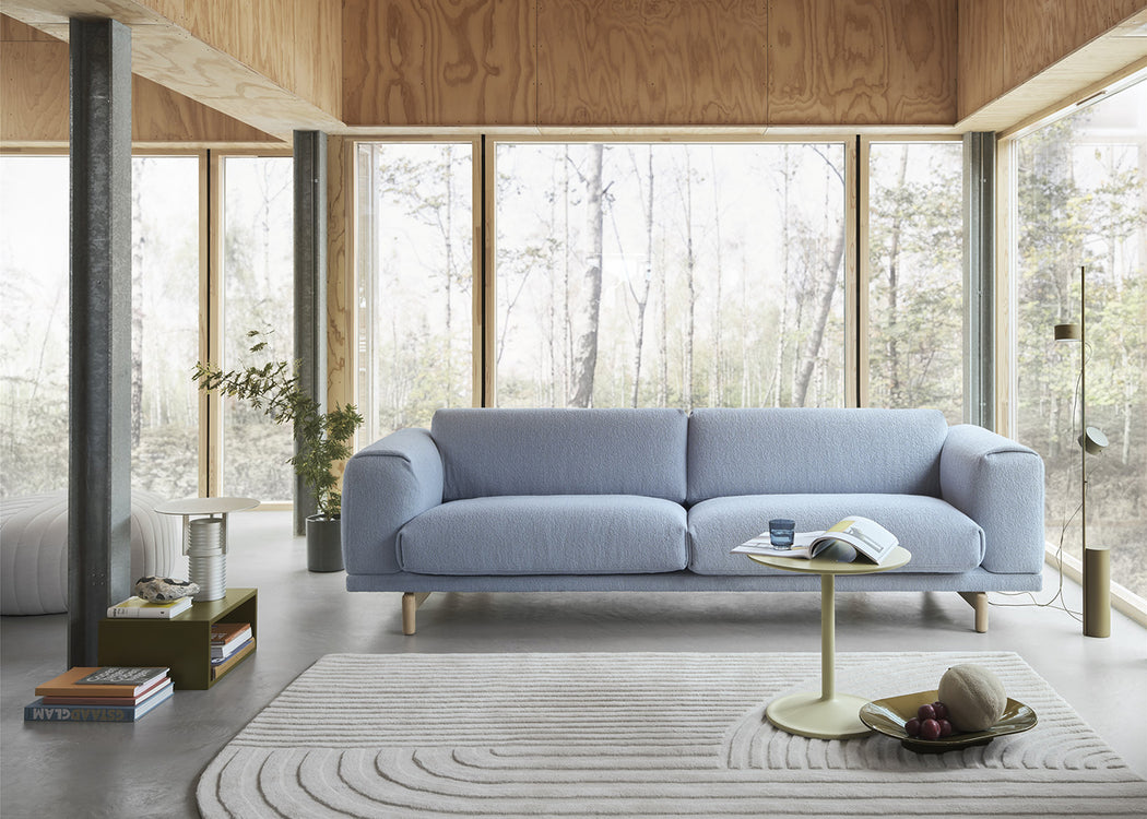Rest 3 Seater Sofa Kvadrat Steelcut Trio 515