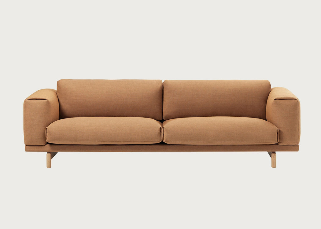 Rest 3 Seater Sofa Kvadrat Steelcut Trio 515