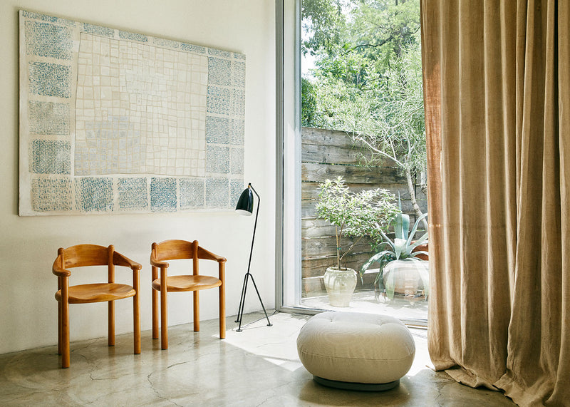 Gräshoppa Floor Lamp Semi Matt Black