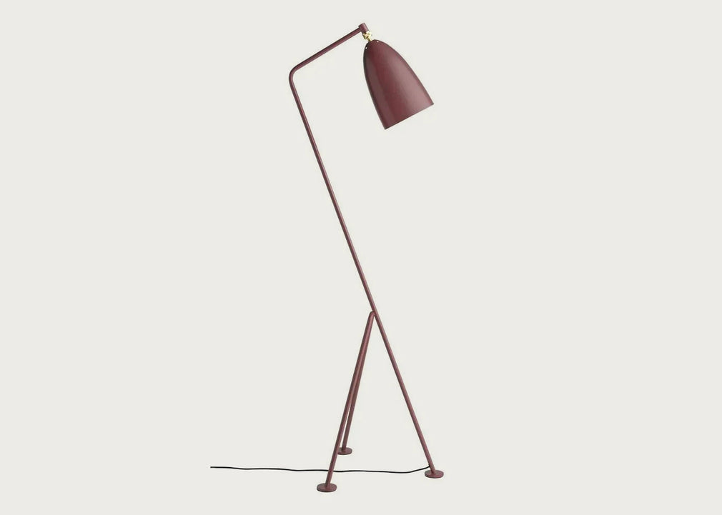 Gräshoppa Floor Lamp Semi Matt Black