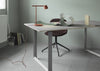 70/70 Table Black / 170 x 85cm / White