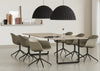 70/70 Table Black / 170 x 85cm / White