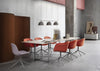 70/70 Table Black / 170 x 85cm / White