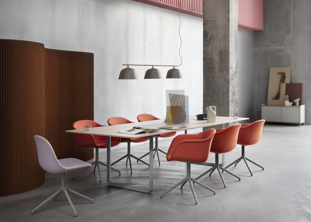 70/70 Table Black / 170 x 85cm / White