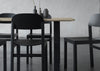 70/70 Table Black / 170 x 85cm / White
