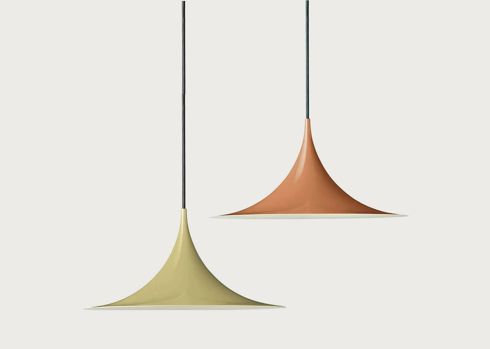 Semi Pendant Light Matt Black / Large