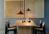 Semi Pendant Light Matt Black / Large