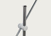 Milton Floor Lamp Black & Brass