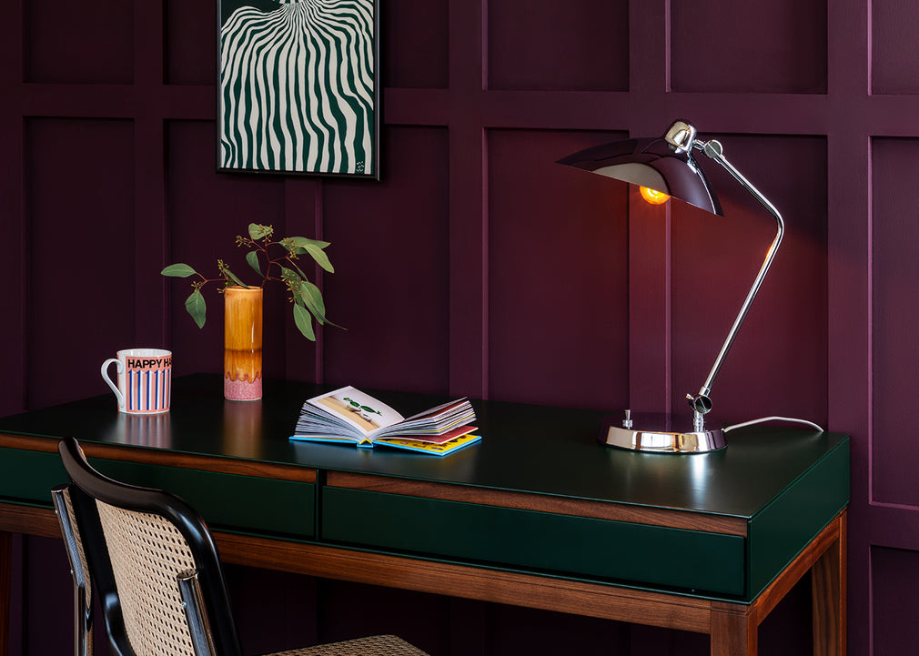 Milton Table Lamp Black & Brass