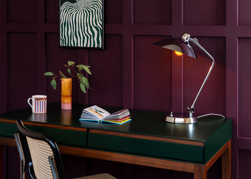 Milton Table Lamp Black & Brass