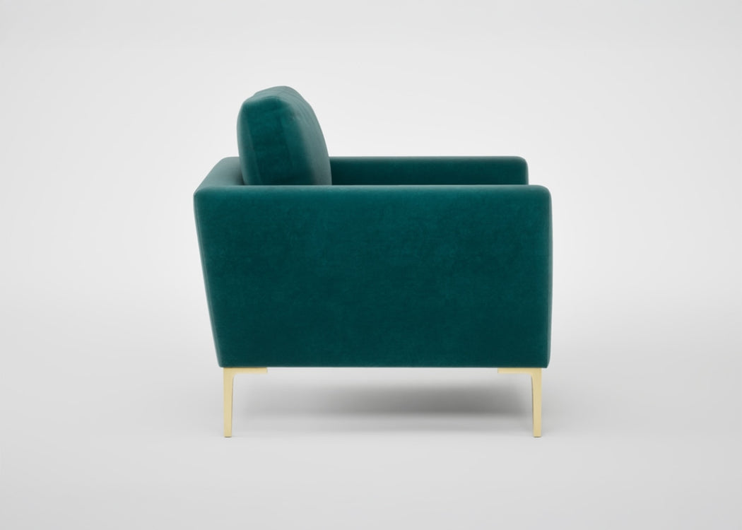 Eton Armchair Boucle Fern / Black