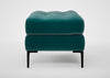 Eton Footstool Boucle Fern / Black