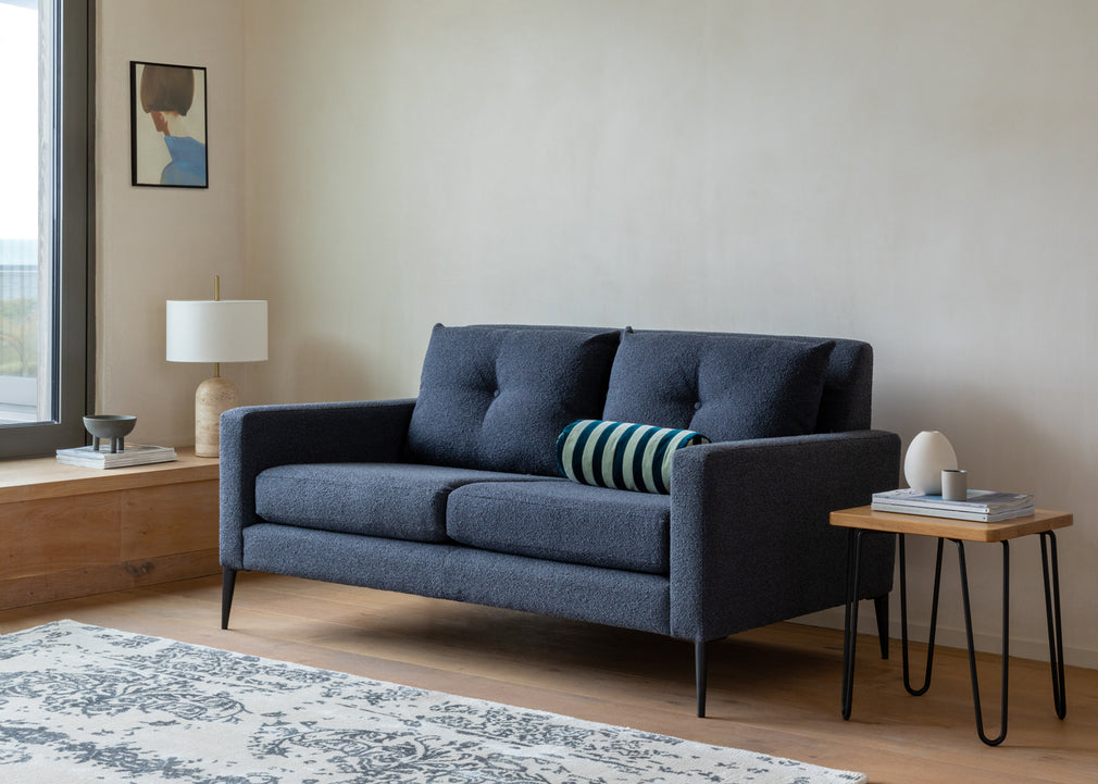 Brunel 2 Seater Sofa Boucle Indigo