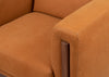 Massimo Armchair Siena Cotton Deep Sea / Black Ash