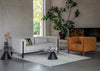 Massimo Armchair Siena Cotton Deep Sea / Black Ash