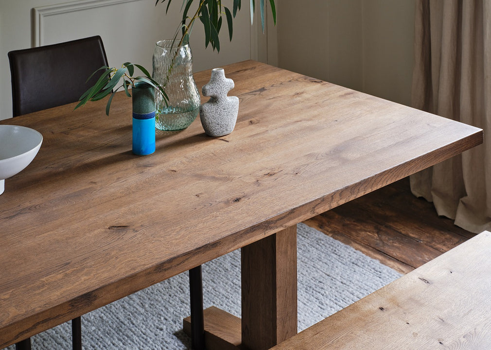 Bespoke Dining Table Lisbon Blonde Oiled Oak / 160cm / 100cm