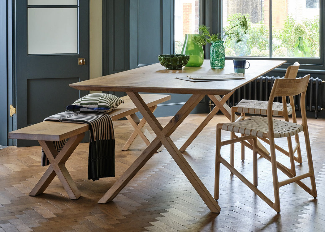 Bespoke Dining Table Oslo Blonde Oiled Oak / 160cm / 100cm