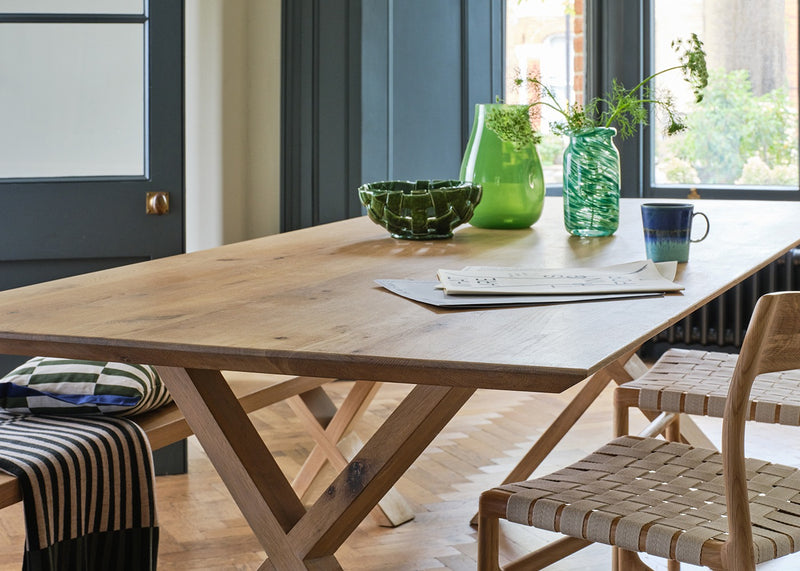 Bespoke Dining Table Oslo Blonde Oiled Oak / 160cm / 100cm
