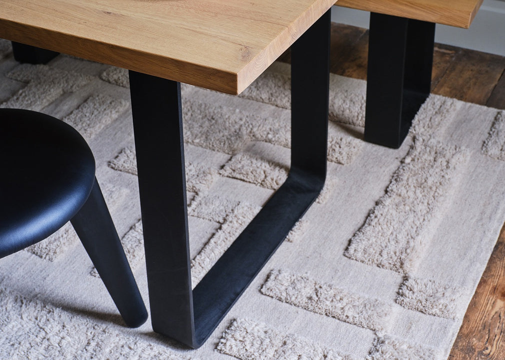 Bespoke Dining Table Prague Blonde Oiled Oak / 160cm / 100cm