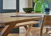 Bespoke Dining Bench Oslo Blonde Oiled Oak / 160cm / Natural Edge