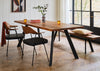 Bespoke Dining Bench Madrid Blonde Oiled Oak / 160cm / Natural Edge