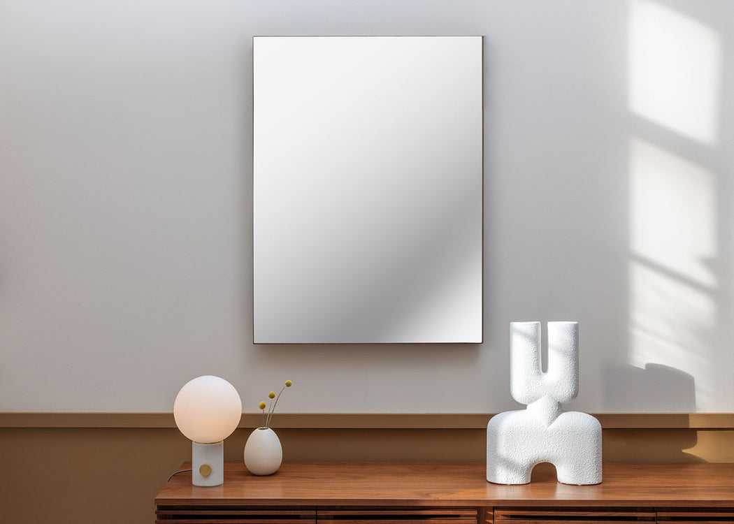 Fine Edge Mirror Rectangular Gold / 100cm / 75cm