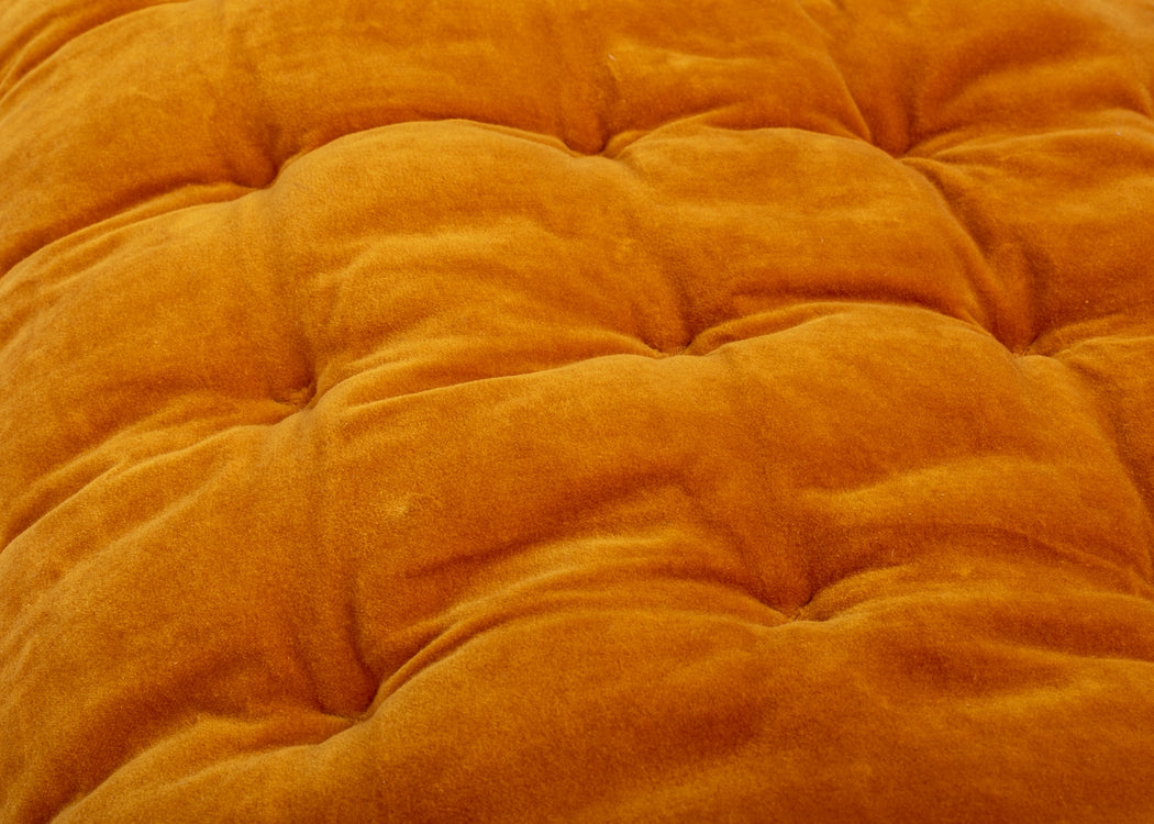 Velvet Quilt Ochre 140cm x 200cm