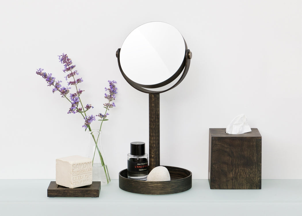 Wood Tissue Box Natural Oak