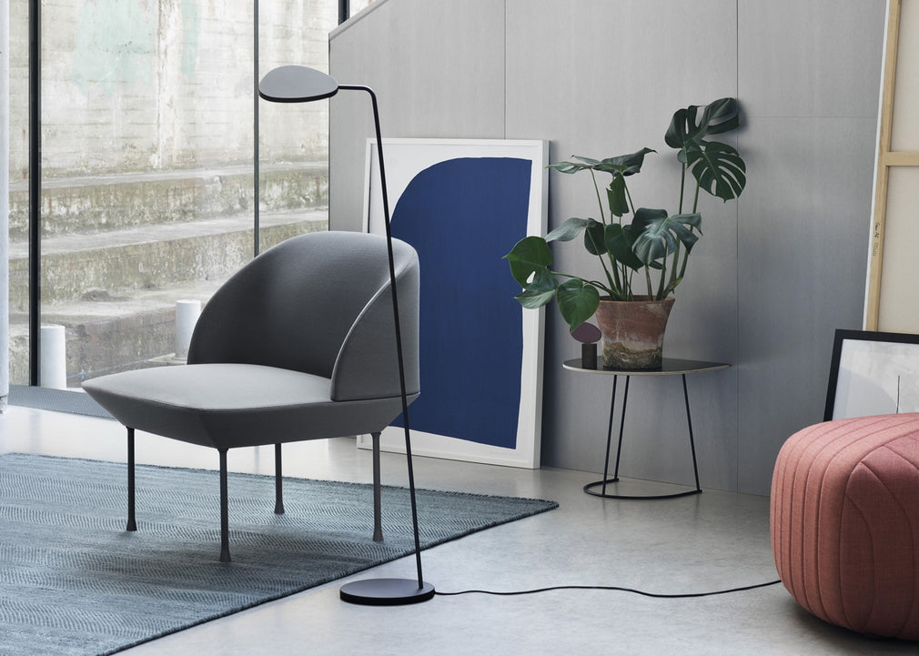 Oslo Lounge Chair Kvadrat Steelcut Trio Grey 160